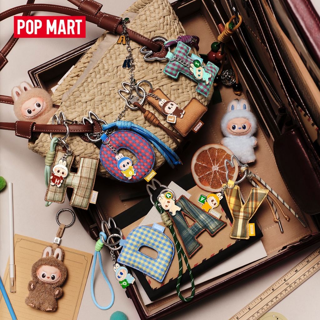 POP MART THE MONSTERS Pin for Love Series- Letter Pendant Blind Box (A-M)