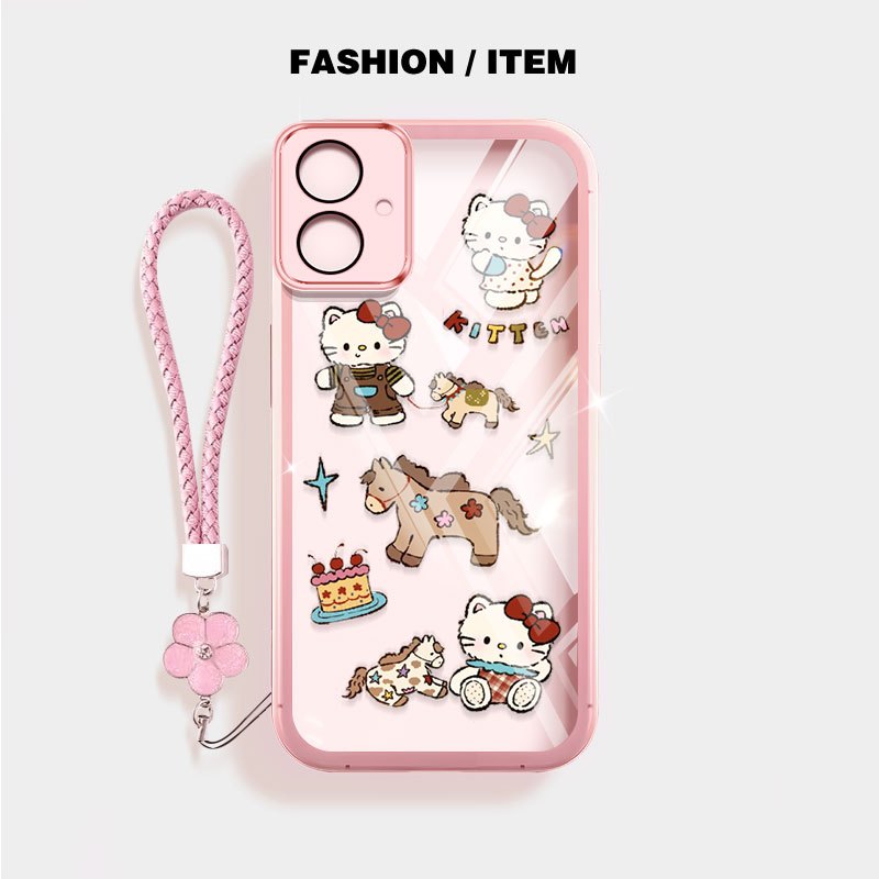 YBD Clear สําหรับ Infinix Smart 20 10 Plus Tecno POP 10 Spark GO 2 X6725 X6840 X6840B KM4 การ์ตูน KT