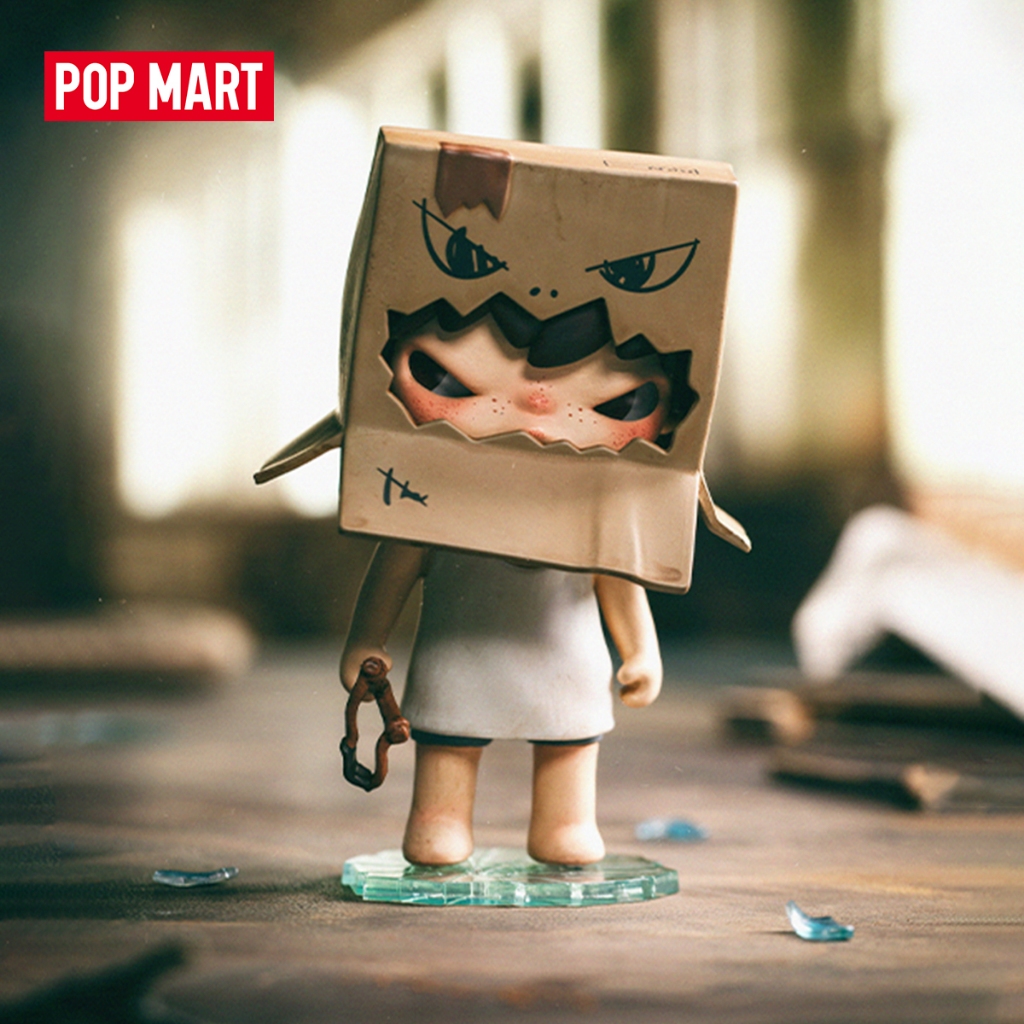 Pop MART Hirono Little Mischief Series Blind Box ของเล่นฟิกเกอร์