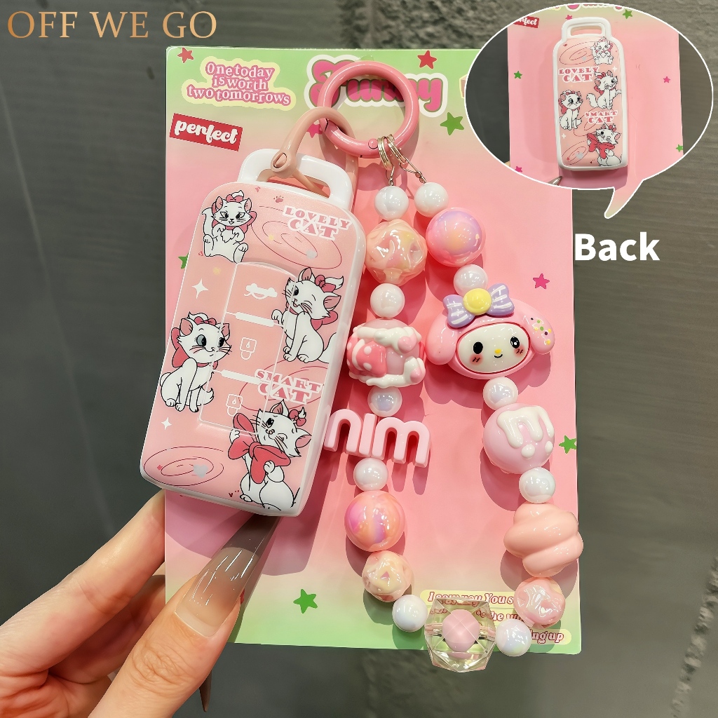 OFF WE GO TPU Remote Car Key Case สําหรับ Mitsubishi พร้อม 3 ปุ่ม: Mitsubishi Mirage, Pajero, Attrage, Triton, Outlander, ASX, Xpander