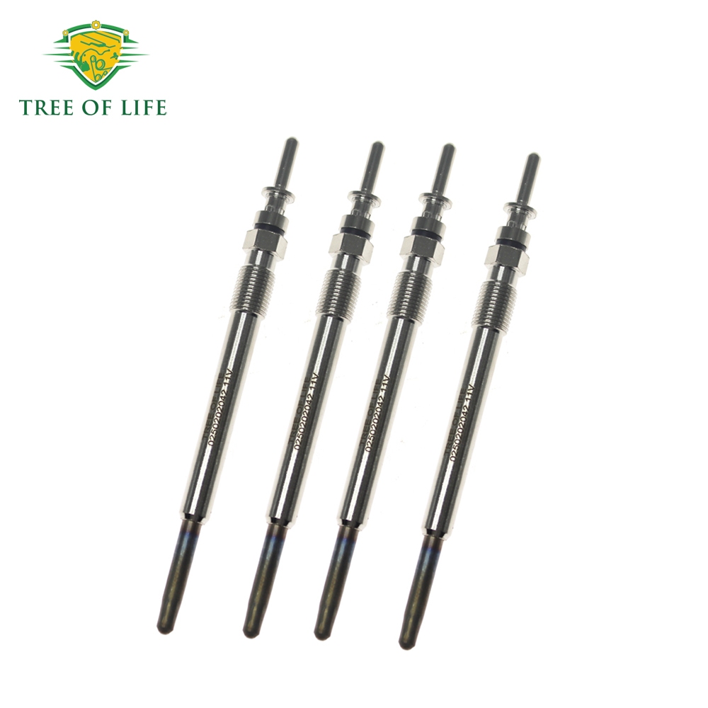 4x 11V Dual Core เครื่องทําความร้อนปลั๊กเรืองแสงสําหรับ ALPINA D10 (E39) 3.0 D BMW 3 5 7 E30 E36 Tou