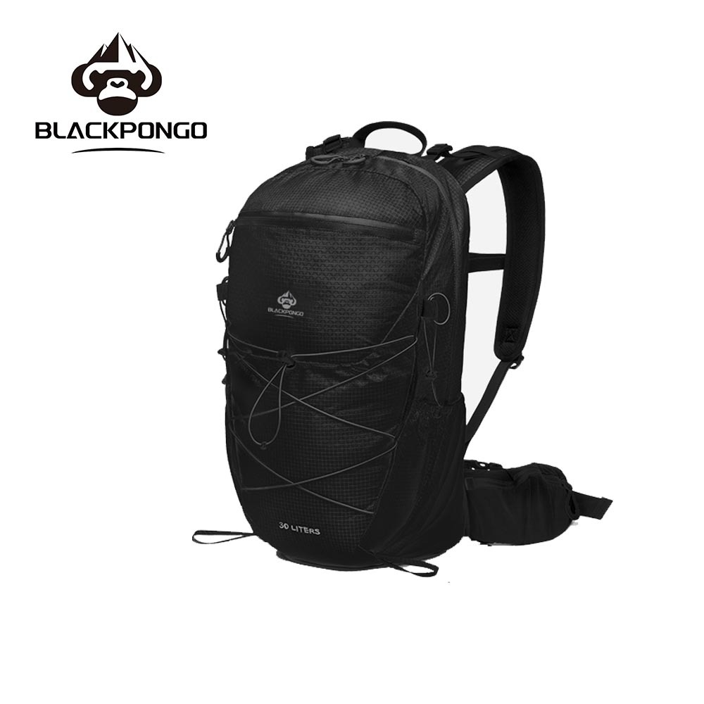 Blackpongo กระเป๋าเป้สะพายหลังเดินป่ากลางแจ้ง 30 ลิตรความจุขนาดใหญ่กระเป๋าเป้สะพายหลังน้ําหนักเบา