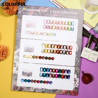 【พร้อมส่ง】COLORFUL GIRL 30 สี ✨ สีเจลแคทอายเนื้อซาติน + สีเจลแคทอายลูกแก้ว ครบเซ็ต 30 ติดทนนาน เงางามประกายหรูหรา เหมาะสำหรับร้านทำเล็บมืออาชีพและใช้ส่วนตัว แถมฟรีชาร์ท Cat Eye 30 สี (ทามาให้แล้ว พร้อมใช้งาน)