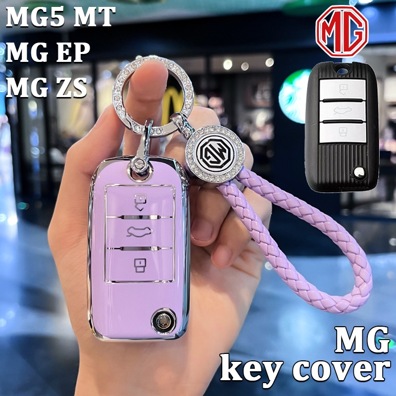 MG กุญแจรถสําหรับ MG EP/MG ZS 2018/MG5 MT รถฝาครอบกุญแจรีโมท MG EP กรณีกุญแจ MG ZS พวงกุญแจ