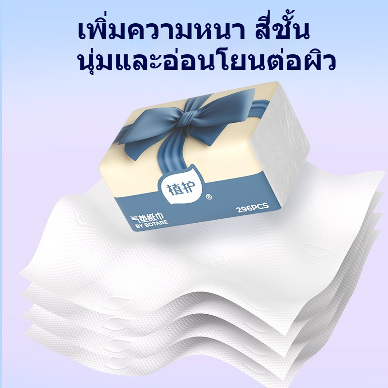 【20แพ็ค】Botare กระดาษทิชชู่ 4 ชั้น หนาพิเศษ 140x175mm เหมาะทุกสถานการณ์ จัดส่งเร็ว แพ็คใหญ่คุ้มค่า สำหรับบ้าน - รูปที่ 4