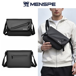 MENSPE กระเป๋าสะพายสําหรับชาย Messenger กระเป๋ากันน้ํากีฬากระเป๋า CrossBody กระเป๋าสลิงกระเป๋าสําหรับชาย
