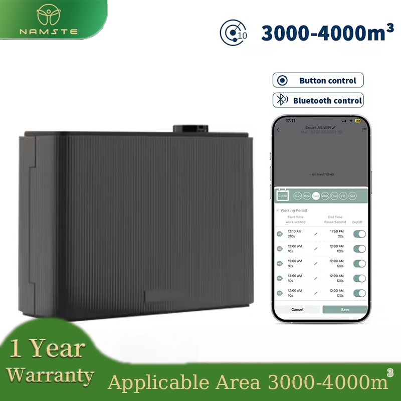 NAMESTE Waterless Essential Oil 14600Sqft Smart Timing Scent Air Machine น้ําหอม Diffuser HVAC สําหร