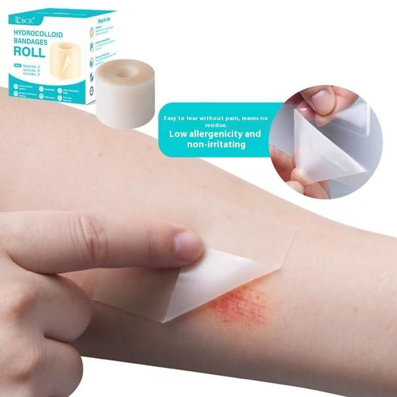 Hydrocolloid Roll for Wound Care – แผ่นแปะแผลไฮโดรคอลลอยด์แบบกาว น้ําสลัด ซึมซับสูง