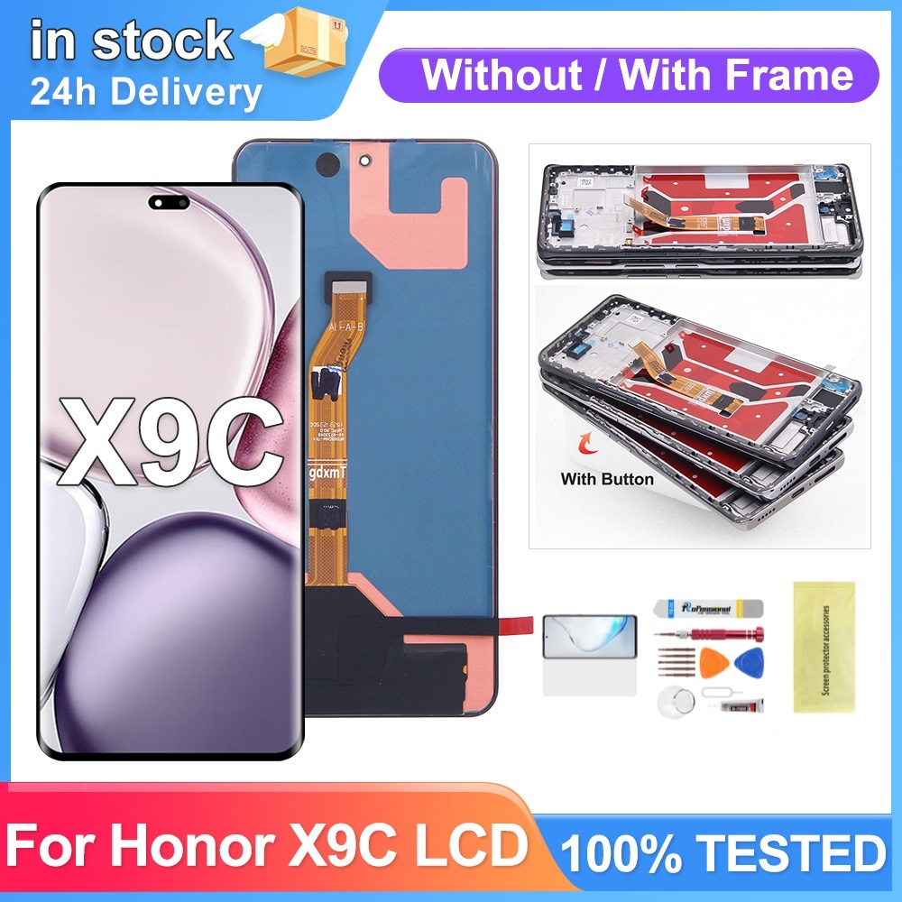 สําหรับ Honor X9c LCD Honor Magic7 Lite BRP-NX1 จอแสดงผลกรอบหน้าจอสัมผัสสําหรับ Honor X60 Pro BRP-AN