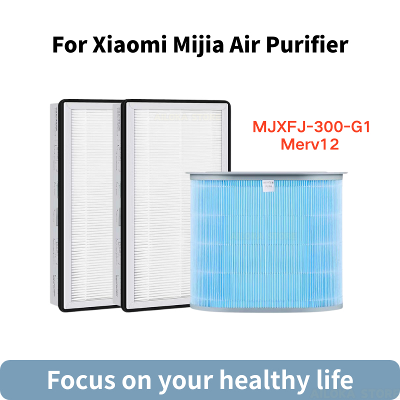 【HEPA Filter】H13 Efficiency Dust Pollen Filter Compatible Xiaomi MJXFJ 300 G1 Purifier
