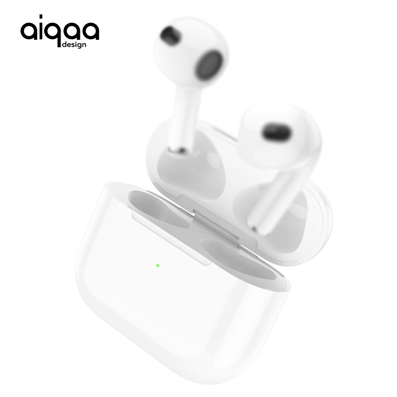 Aiqaa Air/Pods 3 หูฟังไร้สายบลูทูธ ตัดเสียงรบกวน สเตอริโอ ชนิดใส่ในหู