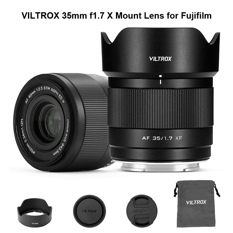 เลนส์ Viltrox 35mm f/1.7 สําหรับ Fujifilm รุ่น AF 35mm f/1.7 รองรับระบบออโต้โฟกัส เข้ากันได้กับกล้อง