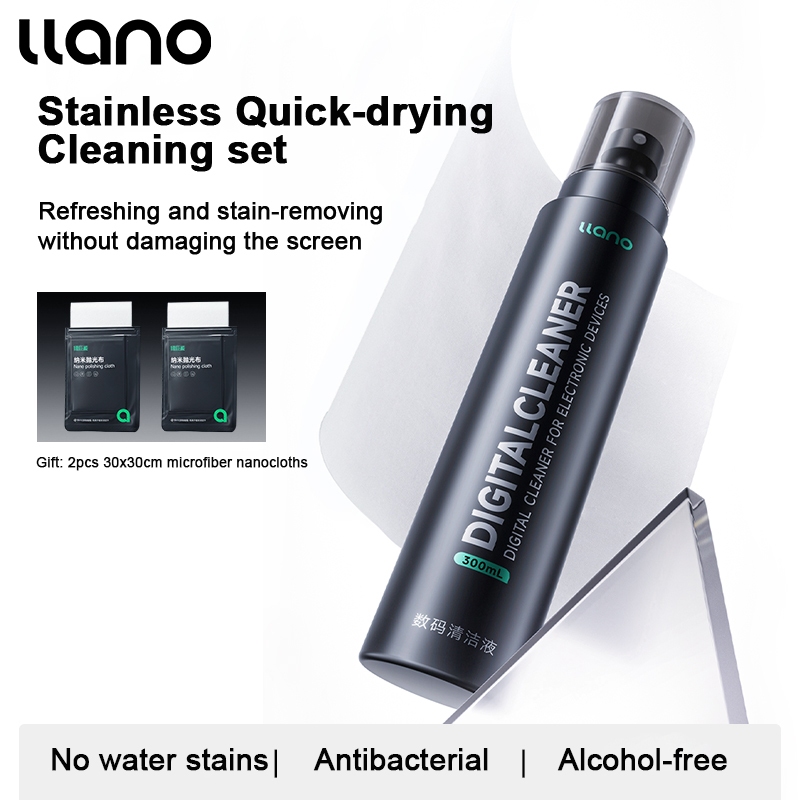 LLANO J30 เครื่องทําความสะอาดหน้าจอแห้งเร็วสําหรับชุดทําความสะอาดคอมพิวเตอร์หน้าจอ OLED