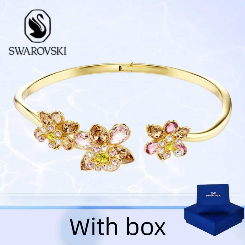 สร้อยข้อมือเครื่องประดับเงินแท้ Idyllia Sparkling Flower Bracelet (พร้อมกล่อง)