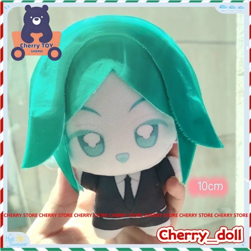 Anime Land of The Lustrous Phosphophyllite ของเล่นตุ๊กตา,ตุ๊กตาสามตาสุนัข Moondog ตุ๊กตาสีขาวของขวัญที่ดีสําหรับเด็กแต่งตัวคอลเลกชันของขวัญของเล่น