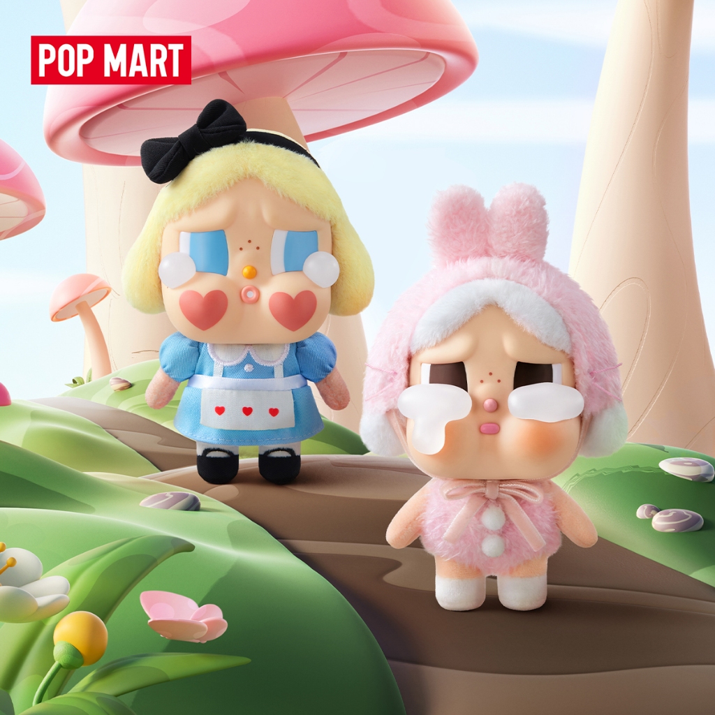 POP MART CRYBABY Crying Again Series-Vinyl Face Plush Blind Box Action Toys Figure Birthday Gift Kid Toy
