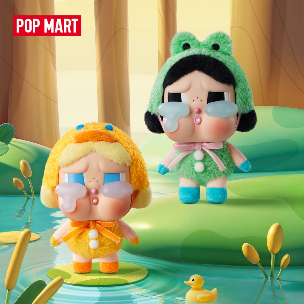 POP MART CRYBABY Crying Again Series-Vinyl Face Plush Blind Box Action Toys Figure Birthday Gift Kid