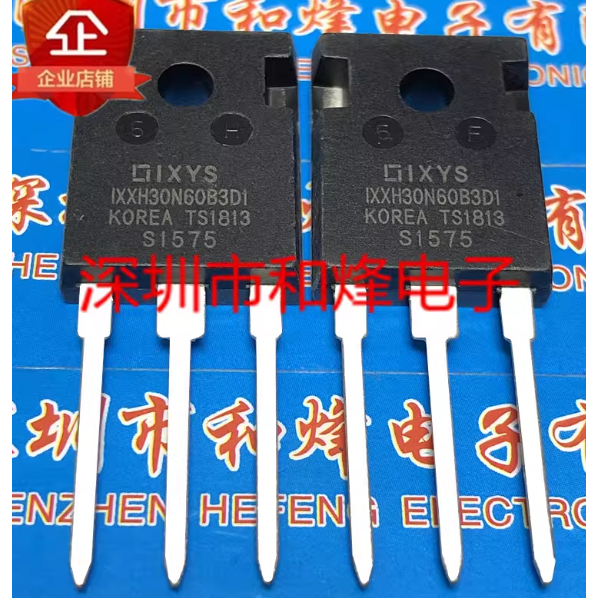 5ชิ้น* IXXH30N60B3D1 IXXH30N60B3 IXXH30N65B4 IXXH75N60C3D1 IXXH75N60B3D1 IXXH50N60C3D3D1 IXXH50N60C3