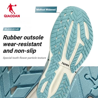 【Wide Fit】Qiaodan DS2 รองเท้าวิ่งเบาะ Rebound ลื่นทนต่อการสึกหรอ Breathable QXB022253211