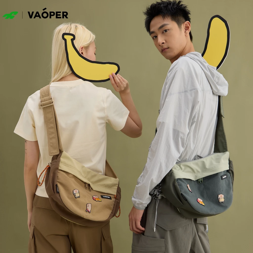 VAOPER กระเป๋าสะพายข้าง เหมาะกีฬา ดีไซน์ยูนิเซ็กซ์ L691