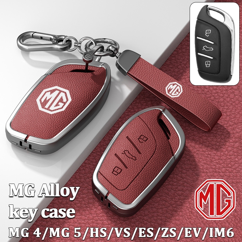MG เคสกุญแจรถยนต์ 4/5/HS/VS/ES/ZS/EV/IM6 ฝาครอบรีโมทโลหะผสม พวงกุญแจ