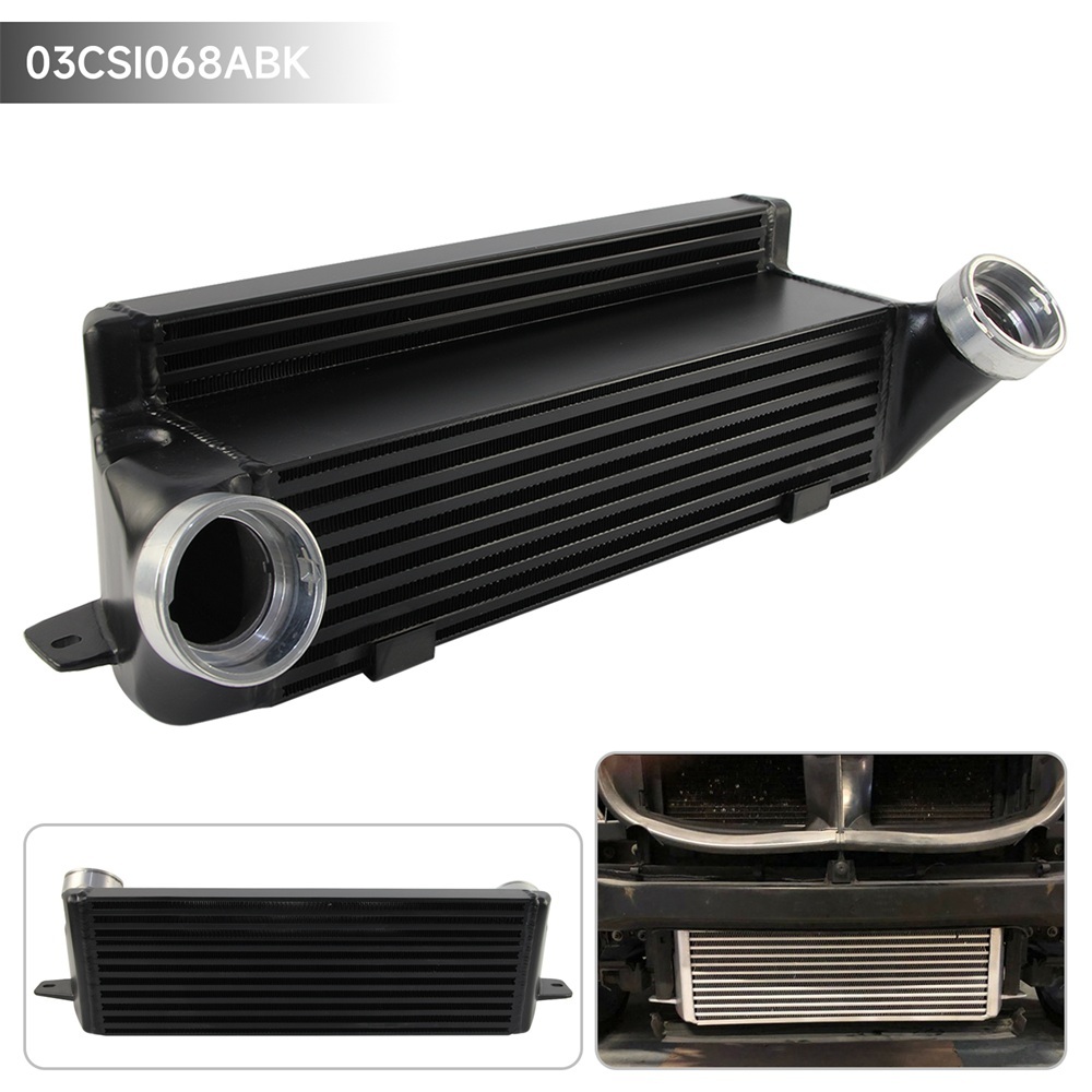 การปรับแต่งประสิทธิภาพ Intercooler สําหรับ 2005-2013 BMW 325d/330d/335d E90 E92 E93 ดีเซลสีดํา/เศษไม