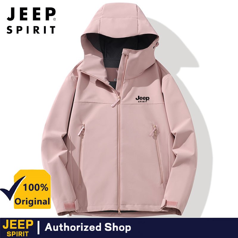 JEEP SPIRIT เสื้อแจ็คเก็ต.unisex กันลมกันฝน สำหรับทุกกิจกรรมกลางแจ้ง