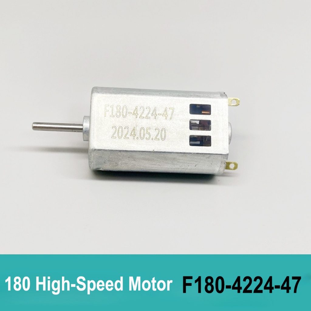 1PCS DC 3.7V 6V 7.4V F180-4224 ความเร็วสูงคาร์บอนแปรงมอเตอร์ 5,000RPM แรงบิดขนาดใหญ่ Cooling Hole แม่เหล็กยาวแกนมอเตอร์ DIY ของเล่นเครื่องบินรุ่น