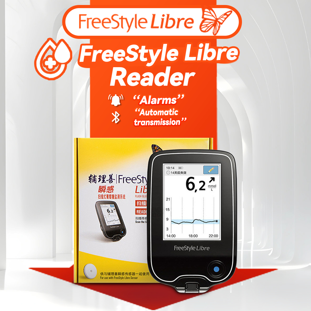 ABBOTT LIBRE FREESTYLE Sensor Scan Meter Reader FreeStyle Libre โรคเบาหวาน Patch Gel Case Diabeticos