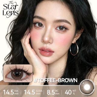 Starlens 2PCS 14.5mm Brown/Gray/Blue Contact Lens เกรด 0.0-8.0 สําหรับ 6 เดือนใช้