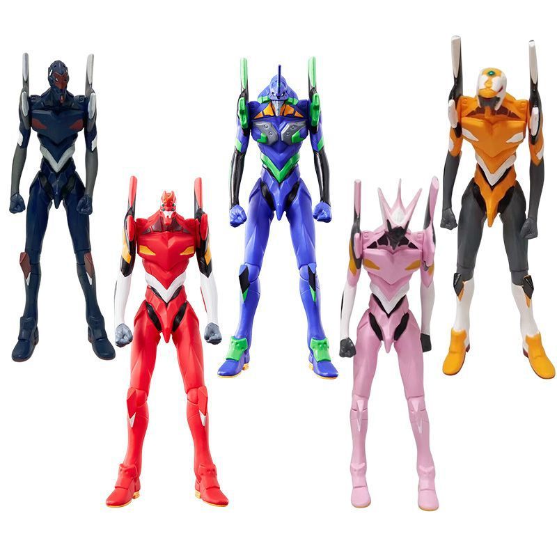 17 ซม.อะนิเมะ EVA Neon Genesis Evangelion ตัวเลขการกระทํา EVA-01 TEST ประเภทคอลเลกชันรูปอะนิเมะ EVA-00 EVA-03 รุ่นของเล่นของขวัญ
