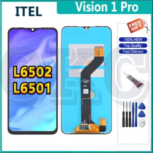 สําหรับ ITEL Itel Vision 1 Pro L6502 Vision 1 Plus L6501 P36 Pro P37 จอแสดงผล LCD Touch Screen Digit