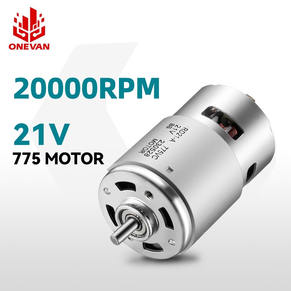 21v 775 DC มอเตอร ์ 20000RPM แรงบิดสูงไมโครมอเตอร ์ สําหรับประแจแปรง/เครื่องบดมุม/โซ เลื่อยไฟฟ้า/เครื่องมือทําความสะอาดสูญญากาศ
