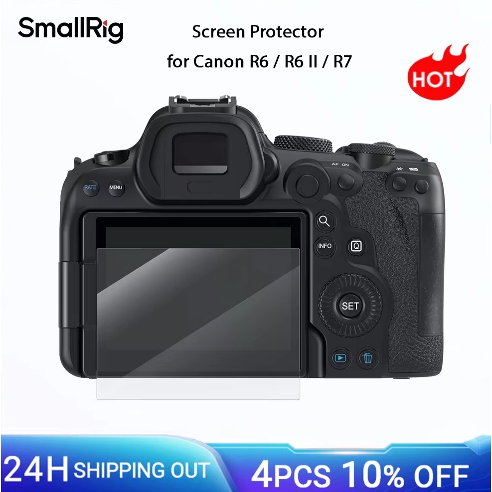SmallRig R6 / R6 II / R7 ป้องกันหน้าจอสําหรับ Canon R6 / R6 II / R7 กันน้ํา Anti-Oil & Anti-Fingerpr
