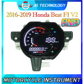 JG Digital Dashboard Speedometer LED Digital Tachometer for Honda beat v2 LED-104