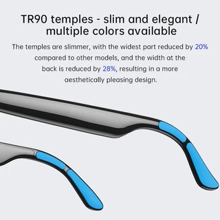 Airmars E05 แว่นตาอัจฉริยะ หูฟังบลูทูธ5.4 AI Real-Time นักแปล เสียงดี HD Calls เปลี่ยนสีสัมผัส