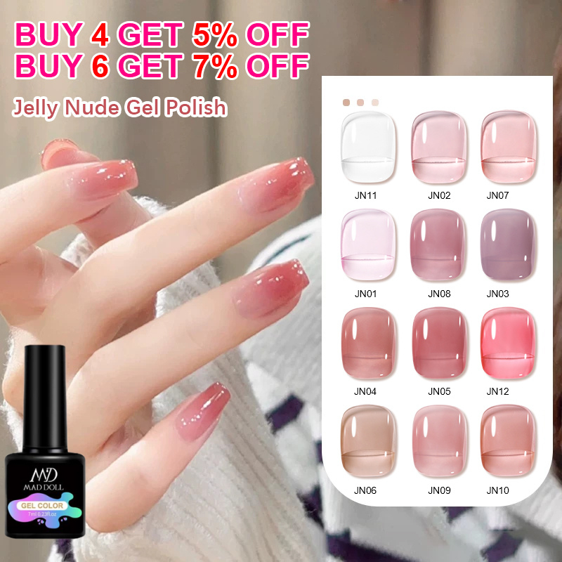 Maddoll ❤️BUY 4 GET 5% OFF❤️น้ํายาทาเล็บเจล เจลลี่ กลิตเตอร์ UV LED 7 มล Super Shine Cat Magnetic Gel สีเจล เจลทาเล็บ Jelly Nude Gel Polish สีเจลทาเล็บ Colors Nail gel polish Jelly Gel สีสวย UV/LEDสีเจล สีทาเล็บเจล แแบบต้องอบ Red Cat Eyes Gel Polish