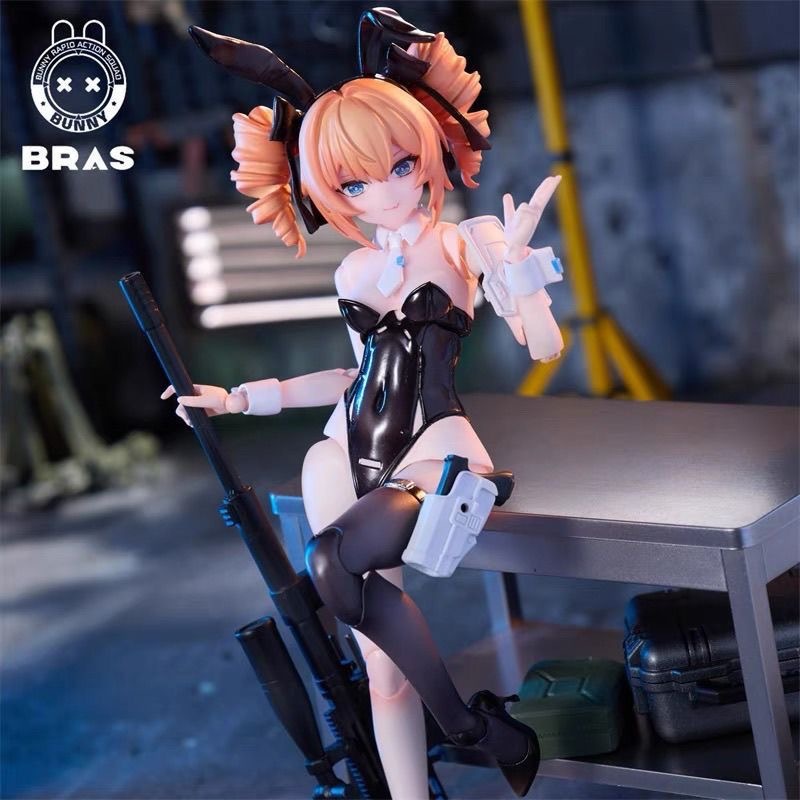 Sushing 1/12 BUNNY RAPID ACTION SQUAD LEON Sniper สีดํา สีชมพู