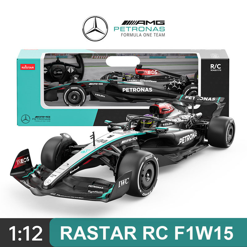 Rastar ใหม่ Mercedes-AMG Benz สูตร F1W15 รีโมทคอนโทรลของเล่นสําหรับเด็ก Racing จําลอง Cool Supercar RC