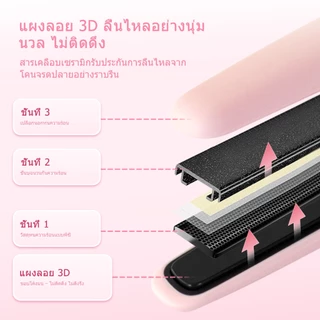 【ขายดี】HODEKT เครื่องหนีบผมไร้สาย 2in1 หนีบตรง/ม้วนลอน แผ่นเซรามิค พกพา Type-C แบต 40 นาที