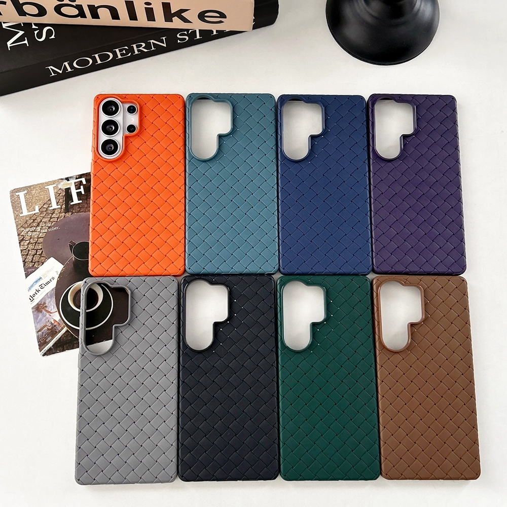 Braide สานเคสโทรศัพท์สําหรับ Samsung Galaxy S26 S25 Ultra S25 + Soft TPU Slim Cover
