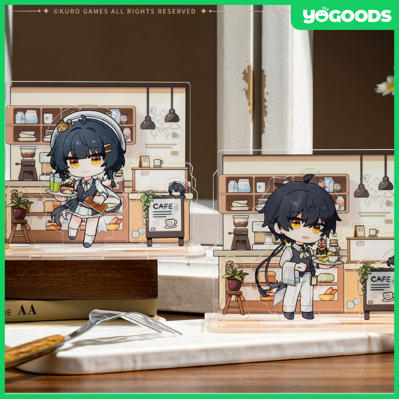 [พร้อมส่ง / Ready To Ship] Wuthering Waves When the Skies Align Themed Chibi Character Standee