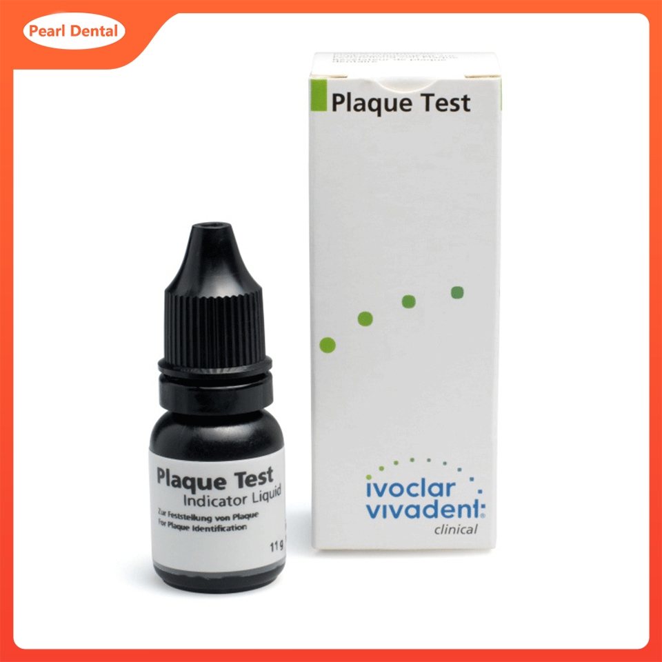 Ivoclar vivadent Plaque Test Indicator Liquid 11g Discload Detector วัสดุทันตกรรม