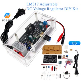 Pcbfun LM317 แหล่งจ่ายไฟแบบปรับได้ DIY ชุด DC Regulated Powe…