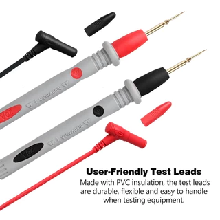 Digital Multimeter Testing Leads 1000V 20A สายมิเตอรวัดไฟ สายมิเตอร์หัวเข็ม สายมัลติมิเตอร์อย่างดี