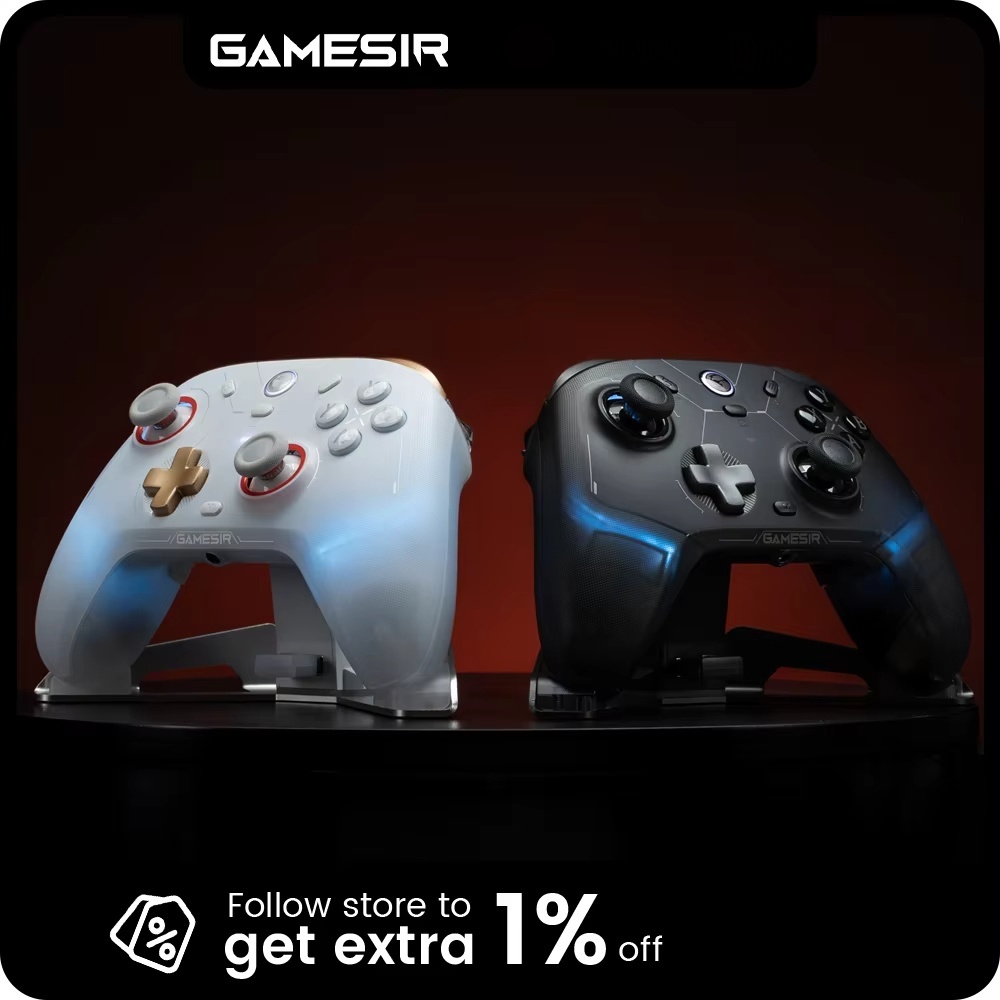 GameSir Cyclone 2 คอนโทรลเลอร์บลูทูธเกมแพดไร้สายพร้อมเอฟเฟกต์ฮอลล์ทริกเกอร์ความสามารถสากล