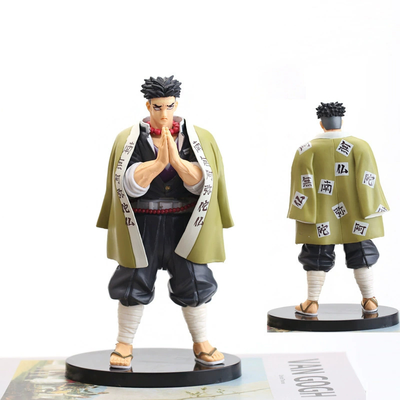 20 ซม.Anime Demon Slayer ตัวเลขการกระทํา Kimetsu ไม่มี Yaiba Himejima Gyomei ตุ๊กตา PVC PVC PVC รุ่นคอลเลกชันของเล่น