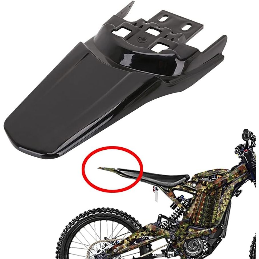 รถจักรยานยนต์ที่นั่งด้านหลัง Mudguard Mud Guard Fender สําหรับ Surron Light Bee E-bike Dirt Bike Sur