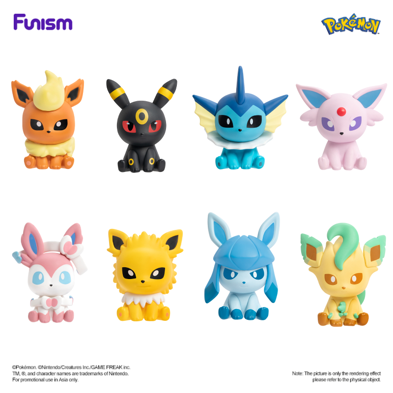 FUNISM Pokemon PALMSIZE WONDERS 2 Series Blind Box Series of trendy Blind Box figures รุ่นของเล่นเคลื่อนย้ายได้ของขวัญวันเกิด
