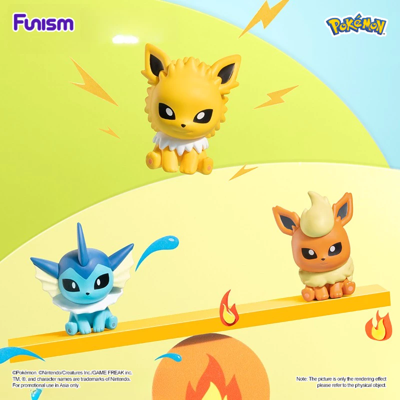 FUNISM Pokemon PALMSIZE WONDERS 2 Series Blind Box Series of trendy Blind Box figures รุ่นของเล่นเคลื่อนย้ายได้ของขวัญวันเกิด thumbnail 3